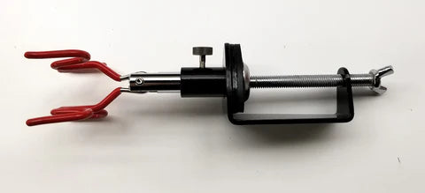 Clamp-on Airbrush holder