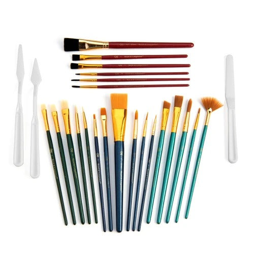 Royal & Langnickel Artist Brush Value Pack — 25pc