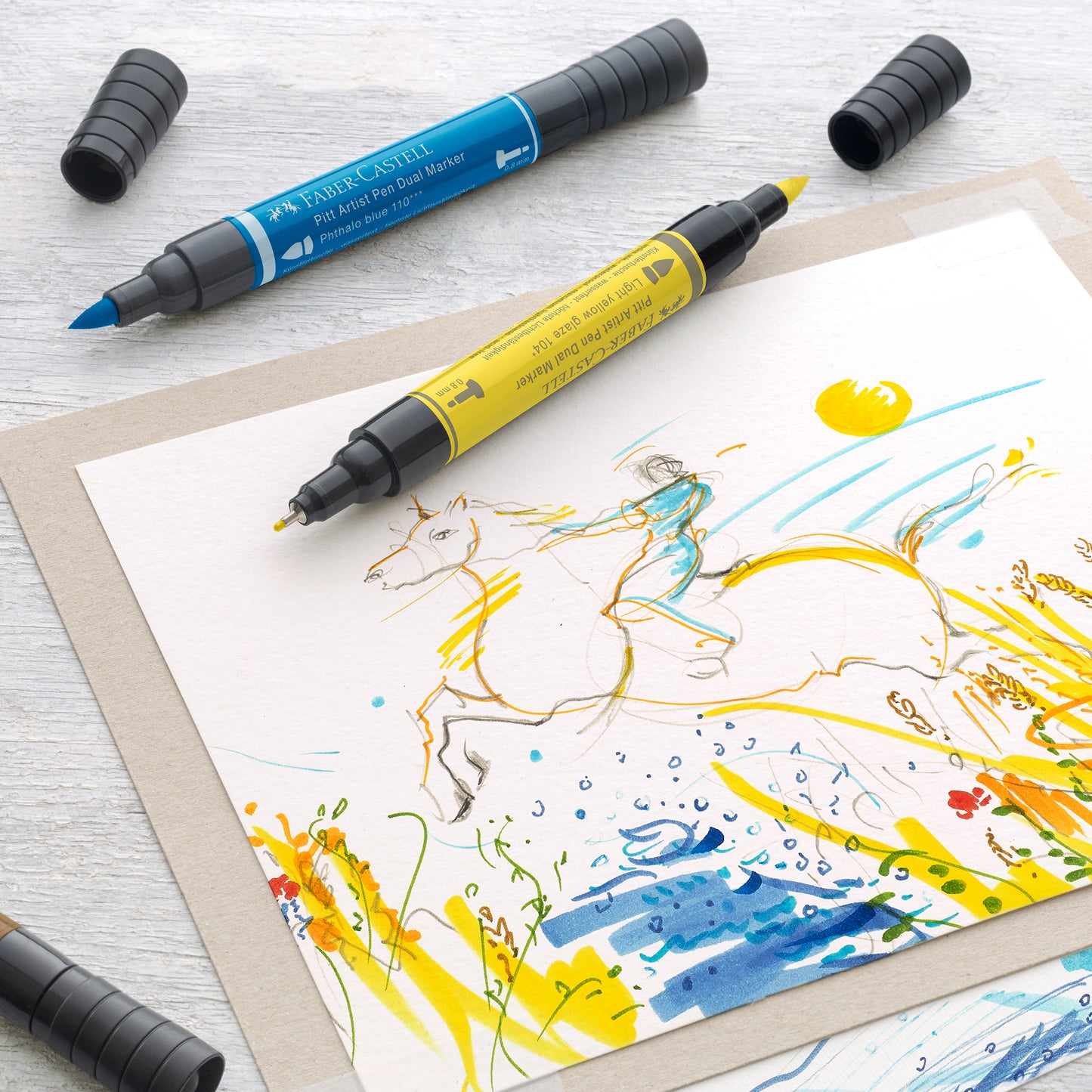 Faber-Castell Pitt Artist Pen Dual Markers – Set of 20 – FC162020