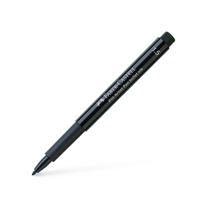 Faber-Castell Pitt Artist Pen #199 Black – Set of 8 – FC167158