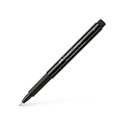 Faber-Castell Pitt Artist Pen #199 Black – Set of 8 – FC167158