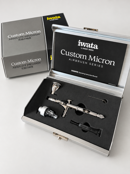 Iwata Custom Micron Takumi ICM350T Airbrush – Original Metal Case Version