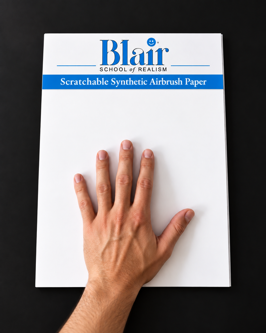 Blair Scratchable Airbrush Paper – Approx. 8.5" × 12.5"