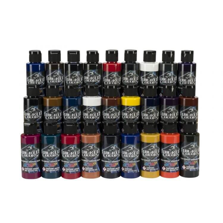 Createx Wicked Detail Colors Set – 27 Colors (2 oz) | W122-02