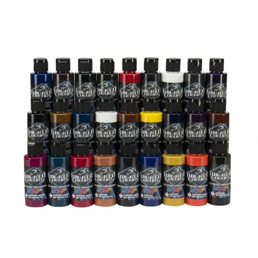 Createx Wicked Detail Colors Set – 27 Colors (2 oz) | W122-02
