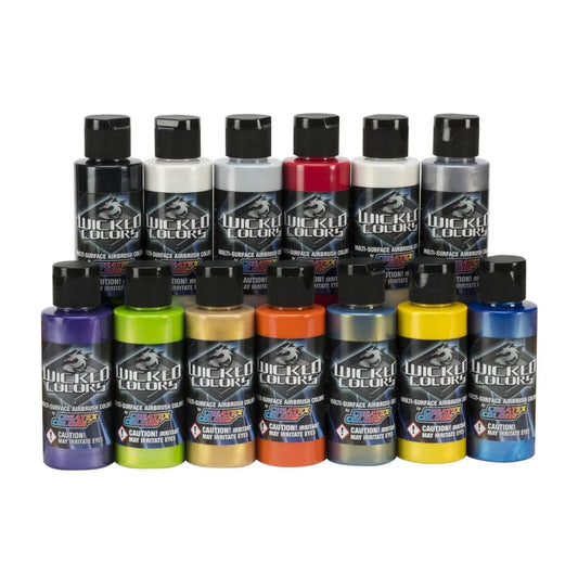 Createx Wicked Pearl Colors Set – 13 Colors (2 oz) | W123-02