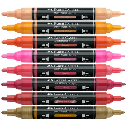 Faber-Castell Multimark Flame acrylic paint marker set